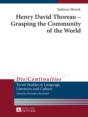 cover image of Henry David Thoreau – Grasping the Community of the World